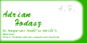 adrian hodasz business card